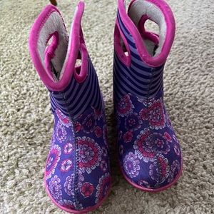 Baby Bogs Toddler Girls Size 8 Rain Snow Boots
